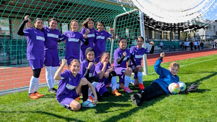 Wir gratulieren unseren Haranni-Mädchen zur Stadtmeisterschaft im Fußball!